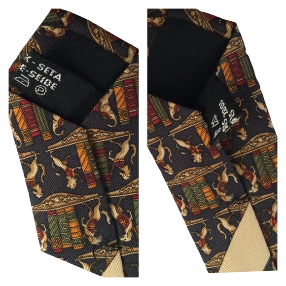 Salvatore Ferragamo Silk Tie NWOT - Picture 9 of 9